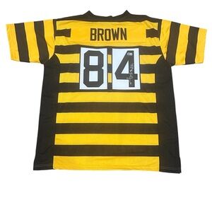 Antonio Brown Bumble Bee Autographed Jersey #84 Pittsburgh Steelers Beckett COA